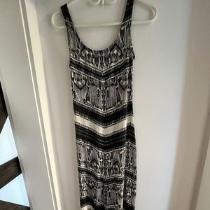 Dynamite Long Maxi Dress with cutout back